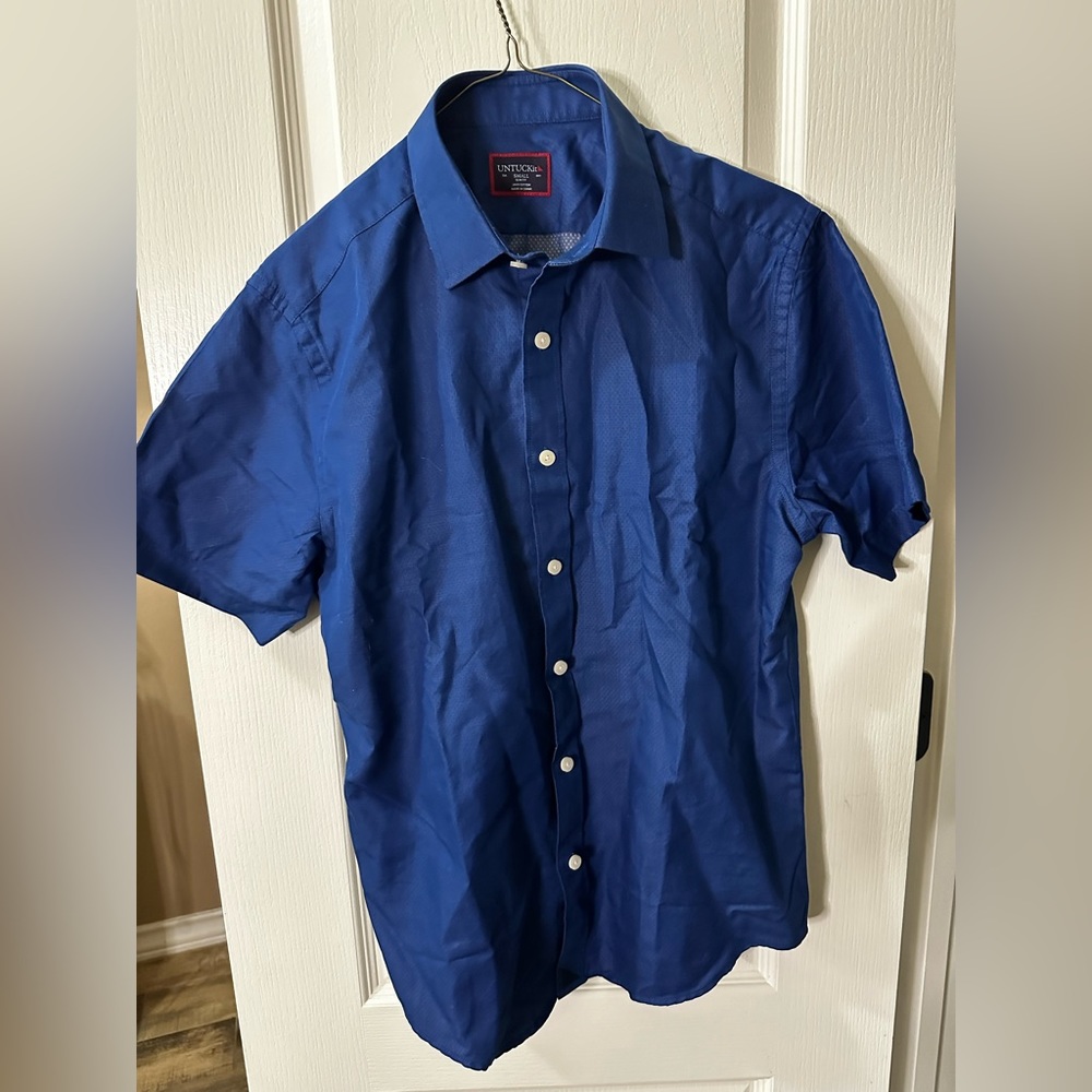 Men’s Untuck It Shirt- Blue